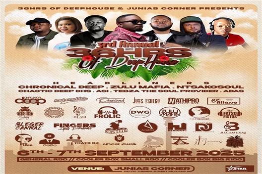 36Hrs Of DeepHouse - 3rd Annual